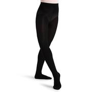 Capezio Hold & Stretch Tights For Women, Versatile Women’s Tights, Semi-Opaque, Professional Seamless Dance Tights With Elasticised Waistband For Practice & Performance - Black, S (Small)