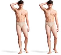 Capezio Mens Comfort Dance Belts, Beige, L EU (Pack of 2)