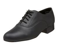 Capezio Men's Standard Oxford Ballroom Dance Shoes, Comfortable, Supportive, Professional Mens Character Dance Shoes for Latin, Ballroom, Jazz, Salsa, Tango, BR02, Black, Adult Size 6.5