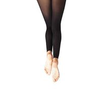 Capezio N140 Black Footless Tights Adult Medium