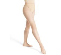 Capezio Professional Seamless Fishnet Tights Women's Footed Fishnets Dance Tights for Burlesque Cabaret Performance Fish Nets 3000 Porcelain MT (Medium Tall)