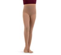 Capezio Hold & Stretch Tights For Women, Versatile Women’s Tights, Semi-Opaque, Professional Seamless Dance Tights With Elasticised Waistband For Practice & Performance - Sun Tan, L (Large)