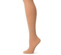 Capezio Ultra Soft Footed Dance Tights for Women, Moisture-Wicking, Seamless, Women's Ballet Tights with Self Knit Waistband for Jazz, Contemporary, Dancing, 1915, Suntan, Adults Small/Medium
