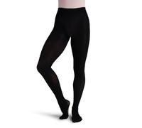 Capezio Ultra Soft Transition Tight®, Transition Tights For Women, Footless or Footed Women’s Tights For Dance Performance, Versatile & Supportive Self-Knit Waistband Tights - Black, L-XL (Large-XL)