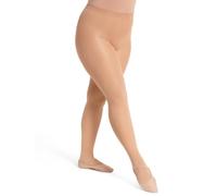 Capezio Ultra Soft Transition Tight,Transition Tights For Women,Footless or Footed Women’s Tights For Dance Performance,Versatile & Supportive Self-Knit Waistband Tights-Toasted Almond,L-XL(Large-XL)
