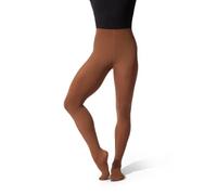Capezio Ultra Soft Transition Tight®, Transition Tights For Women, Footless or Footed Women’s Tights For Dance Performance, Versatile & Supportive Self-Knit Waistband Tights - Maple, XXL