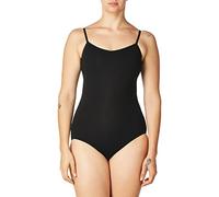 Capezio V-Neck Camisole Leotard, Professional Dance Leotard Women Can Wear For Many Versatile Dance Styles, Stylish Dance & Gymnastic Leotard With Back Detailing - Black, Size L