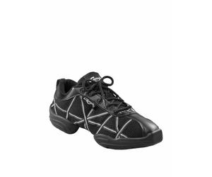 Capezio Web Dansneaker Dance Shoes, Professional Dance Shoe for Many Disciplines, Breathable Shoes for Dance Performances & Practice, Comfortable Dance Trainers for Women - Reflective Silver, Size 7