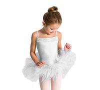Capezio Women 11307C Ruffle Tutu Dress - WHITE, Large