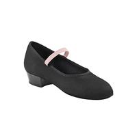 Capezio Women Academy Character Shoe W/ 1" Heel Character Shoe - Black, 9.5M