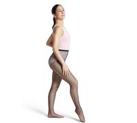 Capezio Women's 3400 Fishnet Tight With Seams, Black, S-M UK