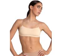 Capezio Women's 3564 Camisole Bra Top With Bratek, Nude, L UK