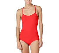 Capezio Women's Camisole Leotard with Adjustable Straps, Red, M