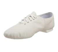 Capezio Women's CG02 Split-Sole Jazz Shoe White Size: 3 Wide