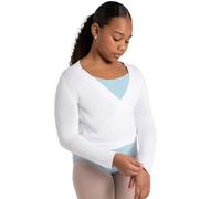 Capezio Women's Ck10949c Wrap Sweater, White, M UK