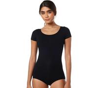 Capezio Women's Classic Short Sleeve Leotard,Black,X-Small