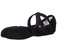 Capezio Women's Hanami Canvas Ballet Shoe Flat, Black, 5 UK