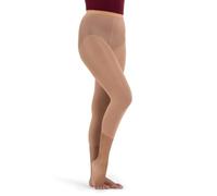 Capezio Women's Hold & Stretch Footless Tight - beige - Medium