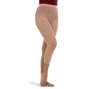 Capezio Women's Hold & Stretch Footless Tight - Beige - Medium