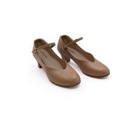 Capezio Women's Jr. Footlight Character Shoe Oxford, Caramel Crunch, 11 UK