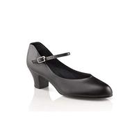 Capezio Women’s Junior Footlight Character Dance Shoes, Professional Dance Shoes For Women Suitable For Many Dance Styles, Comfortable & Supportive Dance Heels - Black, Size 2.5 UK