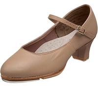 Capezio Women's Jr. Footlight Tap Shoe, Caramel, 7.5