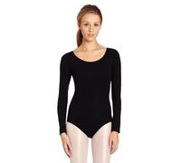 Capezio Women's Long Sleeve Leotard, Black, L
