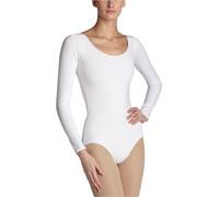 Capezio Women's Long Sleeve Leotard, White, XL