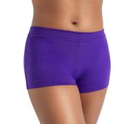 Capezio Women's Low-Rise Boyshort, Purple, XS