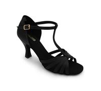 Capezio Women's Sara 2.5" Ballroom Shoe, Black, 8 UK