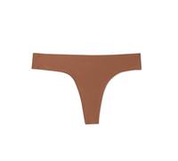 Capezio Women's Seamless Thong Underwear, mocha, M