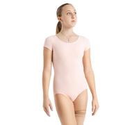 Capezio Women's Short Sleeve Leotard, Ballet Pink, M