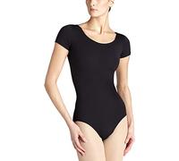 Capezio Women's Short Sleeve Leotard, Black, XS