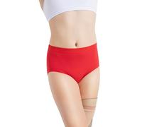 Capezio Women's Team Basic Brief, Red, S