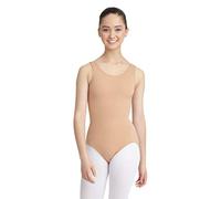 Capezio Women's Team Basic Tank Leotard, Light Suntan, M UK