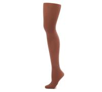 Capezio Women's Ultra Soft Self Knit Waistband Transition Tight, 20 den, Mocha, S-M