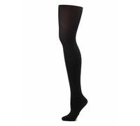 Capezio Ultra Soft Transition Tight, Transition Tights For Women, Footless or Footed Women’s Tights For Dance Performance, Versatile & Supportive Self-Knit Waistband Tights - Black,S-M (Small-Medium)