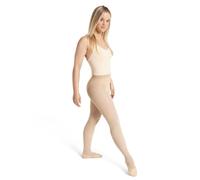 Capezio Ultra Soft Transition Tight®, Transition Tights For Women, Footless or Footed Women’s Tights For Dance Performance, Versatile & Supportive Self-Knit Waistband Tights - Nude, L-XL (Large-XL)