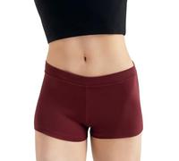 Capezio womensTB113Team Basics Short Short - - Medium Maroon