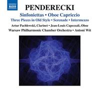 Capezzali, Pachlewski & Wit – Penderecki: Sinfoniettas – NAXOS