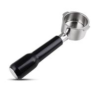 51mm portafilter for Delonghi ECP3420/EC155/BCO430/EC260, 51mm bottomless portafilter 2 ears, Stainless Steel Replacement Parts for Delonghi Handle