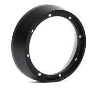 CAPFEI Coffee Dosing Ring 51 mm | Magnetic Dosing Funnel for Delonghi Portafilter 51 mm | Sits On The Outside of The Portafilter | Black