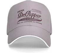 CAPHATMC Baseball Cap Hip hop Sun Hat Dr. Pepper King of Beverages Cap Baseball Cap hat Winter Fishing caps Hat Male Women's Birthday Gift Multicoloured