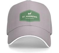 CAPHATMC Baseball Cap Hip hop Sun Hat St Andrews at Scotland-Golf Old Course Destination Logo Baseball Cap NY Beach Cap Oversized Hat for Women and Men Birthday Gift for Men Women