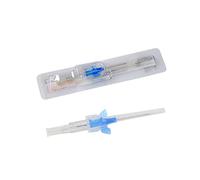 Caphstion Veterinary Disposable Butterfly Type IV Cannula Catheter with Wings 22G Veterinary Instruments(22G,30PCS)