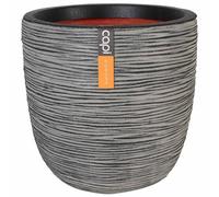 Capi Egg Planter Nature Rib 43X41 Cm Anthracite Kofz933