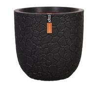 Capi Europe - Pot Ball Clay NL - 35x34 - Black - Planter for indoor and outdoor use - Shatterproof - KBLC932