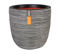 Capi Europe Ball Planter Rib NL 54x52 - Anthracite