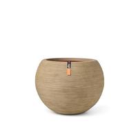 Capi Europe - Vase Ball Rib NL - 40x32 - Beige - Planter for indoor and outdoor use - Shatterproof - KBER270