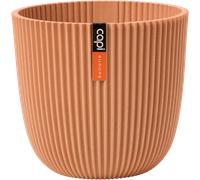 Capi Indoor Planter Ball "Groove", 21.5 x 20 cm - peachy fuzz